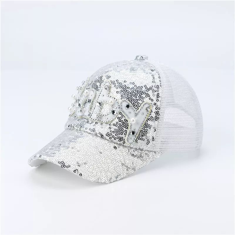 Satin Embroidered Baseball Cap – Unisex Letter Print Sun Hat