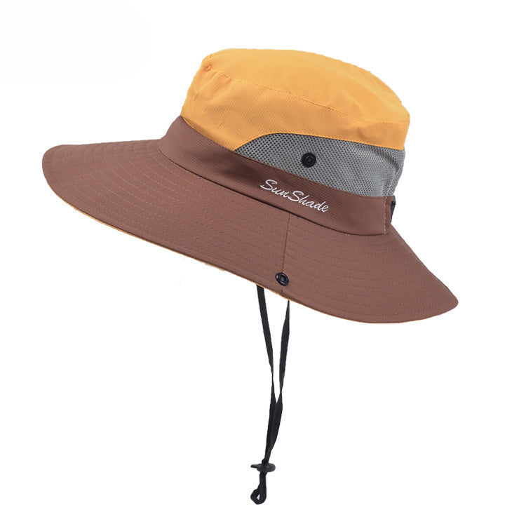 Wide Brim Fisherman Sun Hat – Unisex Travel & Hiking Hat in 7 Colors