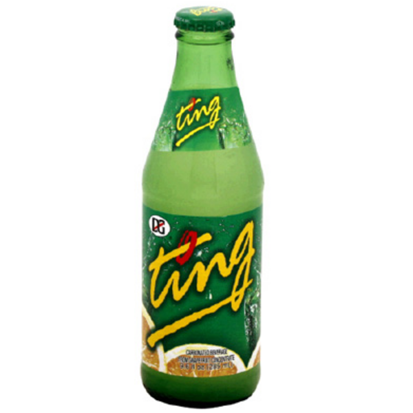 D&G Jamaican Ting Grapefruit Soda, 9.6 fl oz Glass Bottles – 24 Pack | Classic Caribbean Citrus Soda
