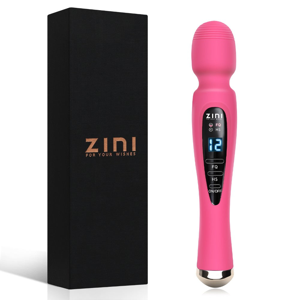 Rechargeable Personal Massager - 12 Intensity Modes, Quiet Motor, Digital Display for Neck, Shoulder & Back Relief