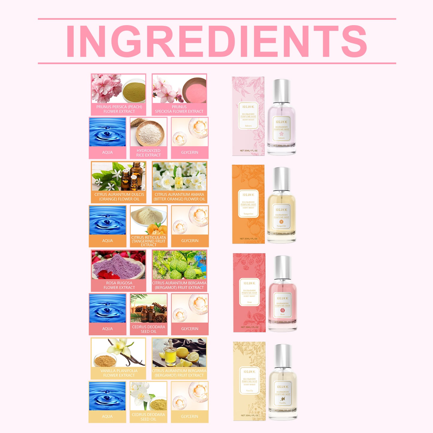 Neroli Fragrance Mist – Long-Lasting Body & Hair Spray