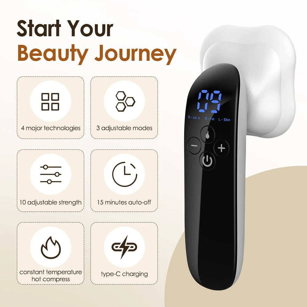 EMS Body Sculpting Device with Red Light Therapy - Professional Fat Burning & Skin Tightening Massager