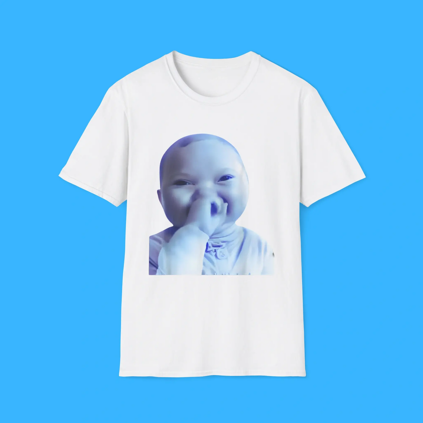 100% Cotton Funny AI Baby Meme T-Shirt – Viral Trend, Whimsical & Hilarious Design