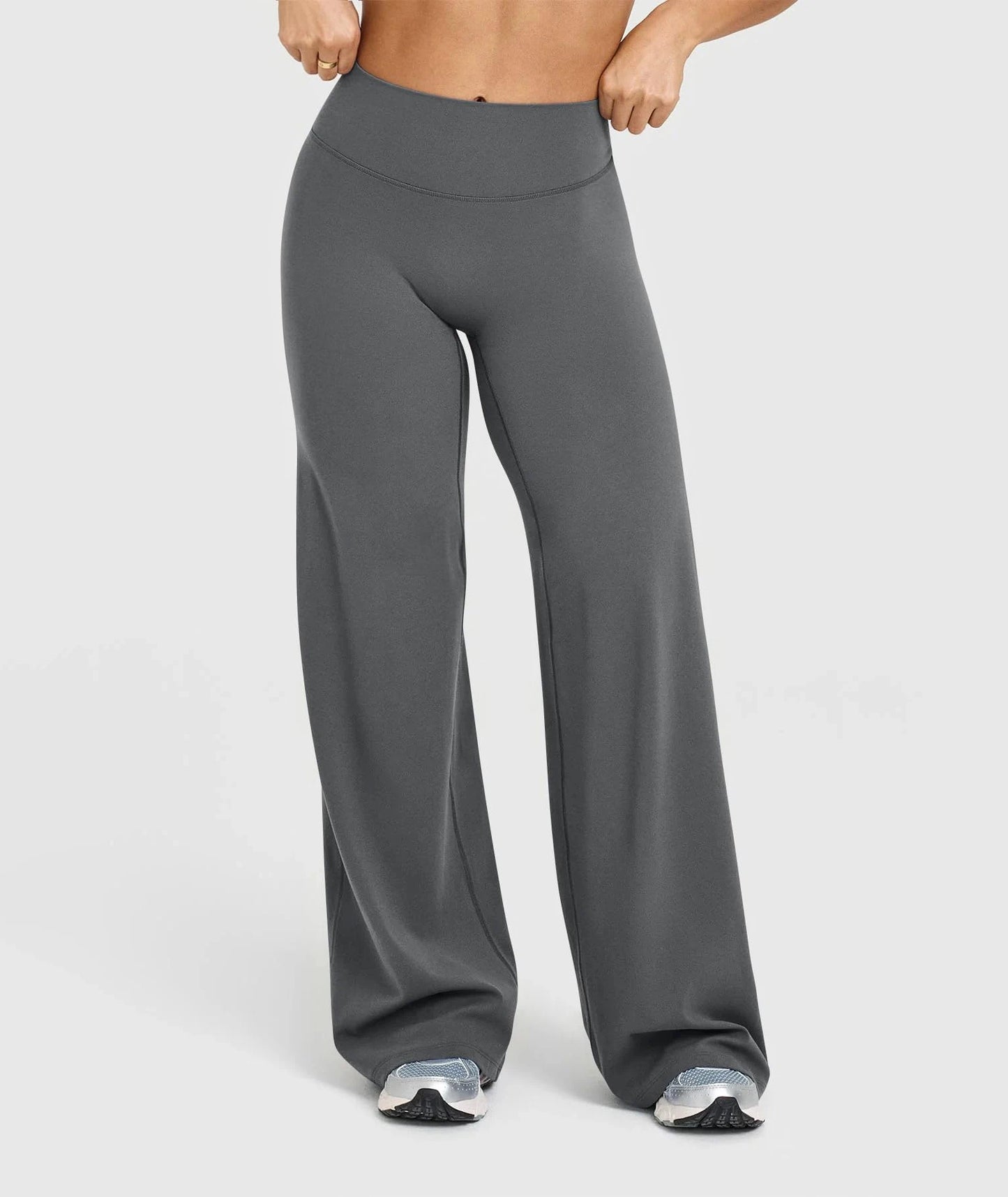 Women's High Waist Wide Leg Yoga Pants – Tummy Control Butt Lift Flare Leggings