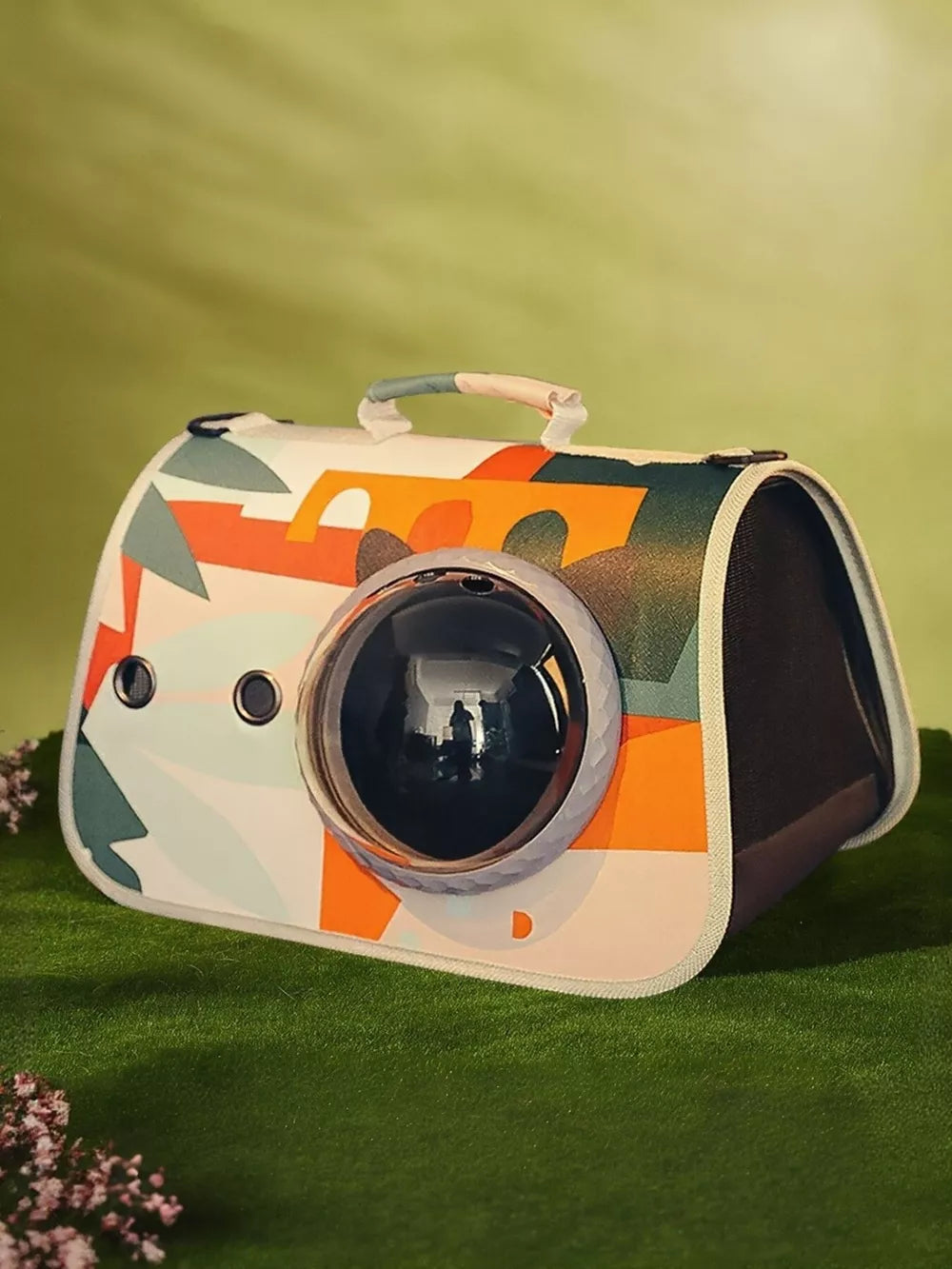 Bubble Window Pet Carrier Backpack — Breathable & Secure for Cats & Small Dogs