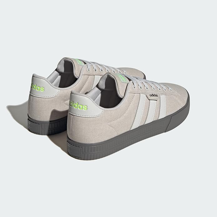 Adidas Men's Daily 3.0 Skate-Inspired Sneakers – Leather Upper & OrthoLite Cushioning