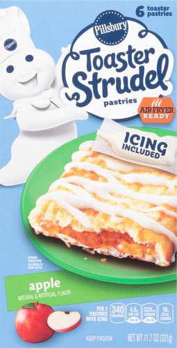 Pillsbury Toaster Strudel Apple Frozen Pastries – 6 ct, 11.7 oz