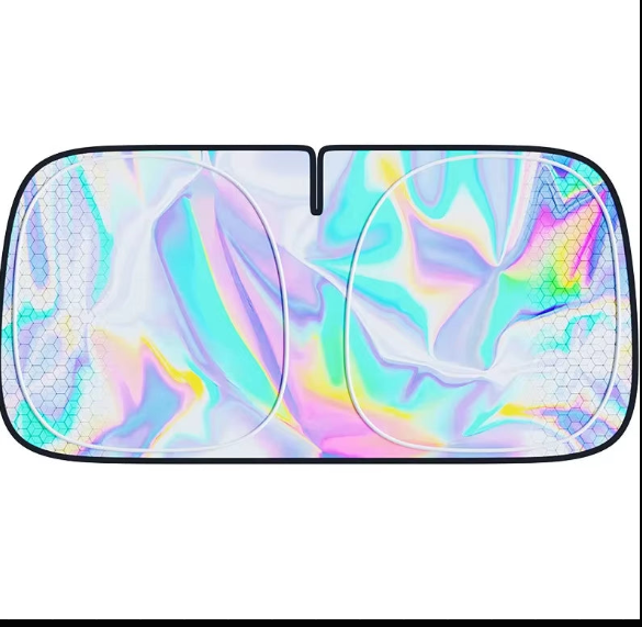Extra-Large Foldable Windshield Sun Shade | UV-Reflective Car Sun Visor | Universal Fit