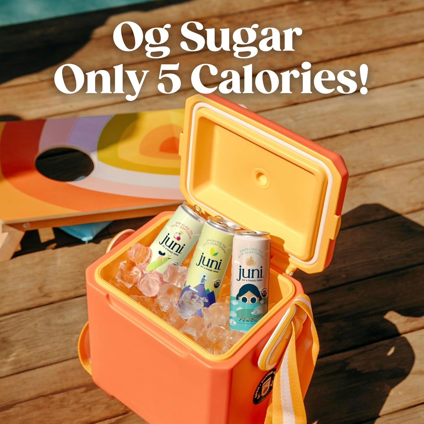 Juni Sparkling Adaptogen Drink, Variety Pack, Zero Sugar, 12 fl. oz. (12 Pack)