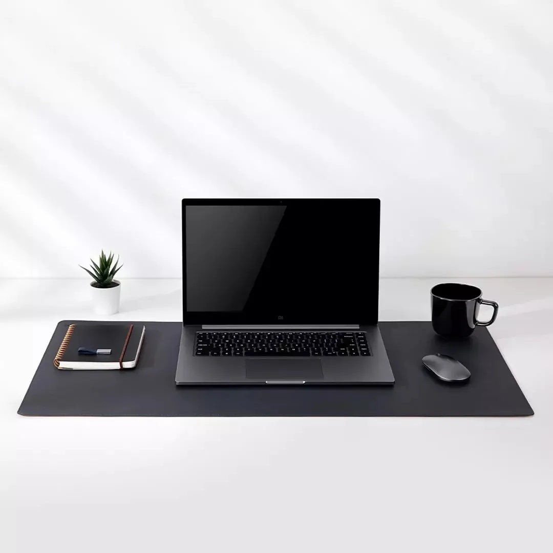 XL Waterproof Mouse Pad – 800×400mm Gaming & Office Desk Mat | Black & Grey