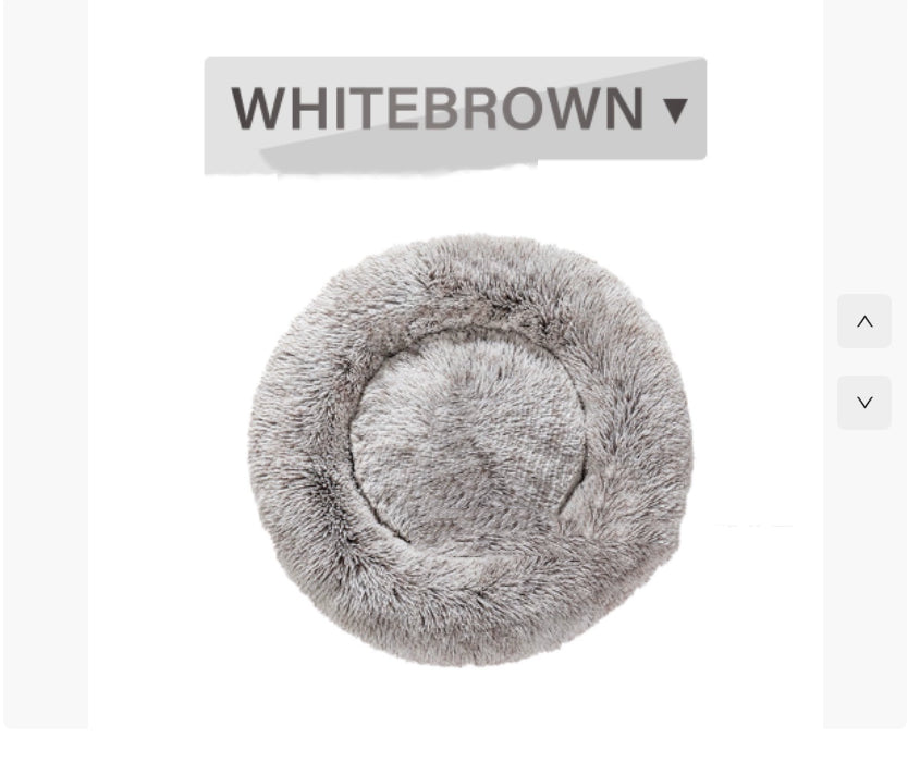 Plush Round Cat Bed – Ultra Soft Faux Fur Nest for Cats & Small Dogs