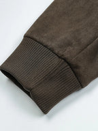 Men's Zip-Up Stretch Jacket – 95% Polyester, 5% Spandex, Full Zip & Pocketed