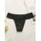 Women's Black Lace Push-Up Lingerie Set – Bra & Panty