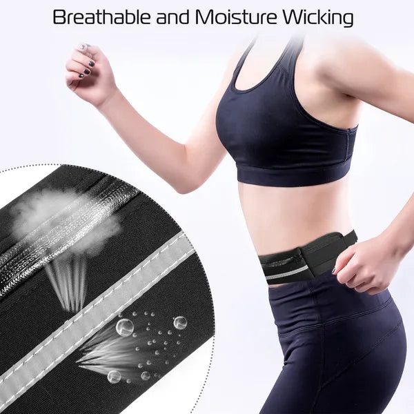 Waterproof Running Belt Bag - Adjustable Waist Pack for Phone & Essentials