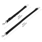 Pet Dog Seat Belt 2-Pack - Adjustable Safety Harness for Car Travel
