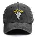Embroidered BOO Baseball Cap 2-Pack - Adjustable Cotton Caps for Women & Men