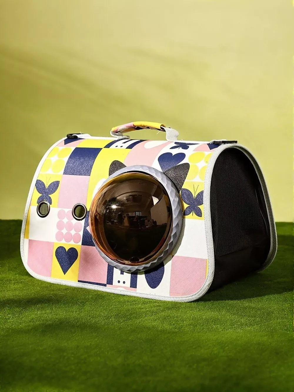 Bubble Window Pet Carrier Backpack — Breathable & Secure for Cats & Small Dogs