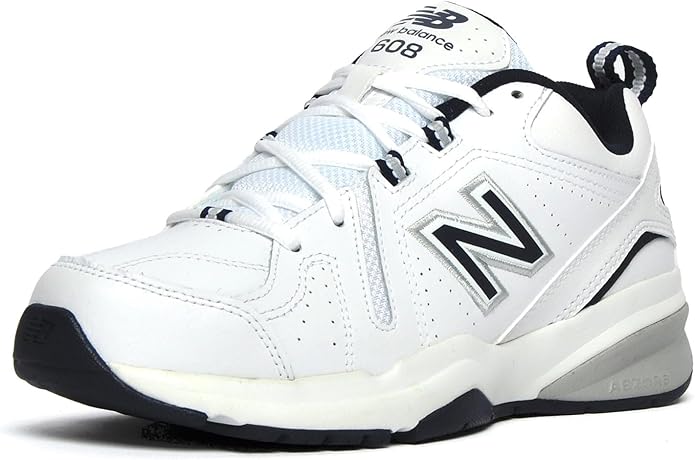 New Balance Men's 608 V5 Cross Trainer – Leather & Suede, ABZORB Cushioning