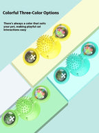 Interactive Windmill Cat Toy – LED Ball, Suction Cup & Catnip for Active Play