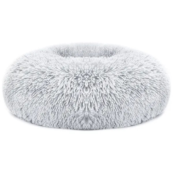 Luxury Plush Dog Bed – Soft Fleece Sofa with Cozy Nest Design, Large