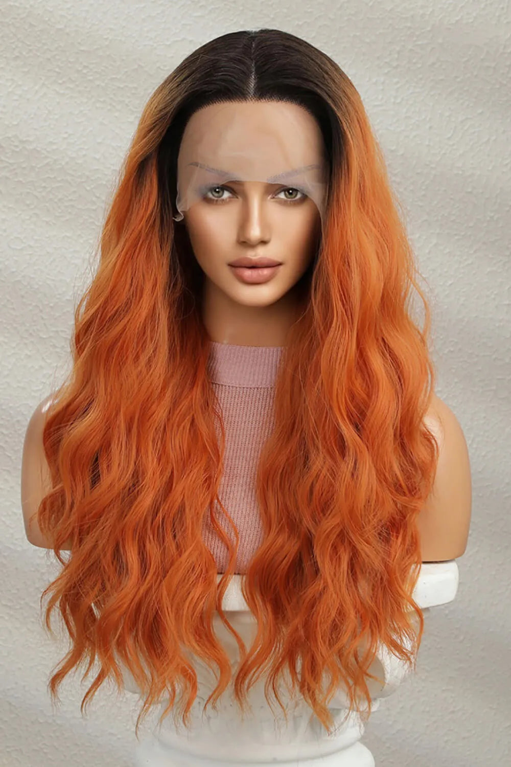 13x2 Lace Front Wig – Synthetic Long Wave 24 Inch | 150% Density | Heat Safe