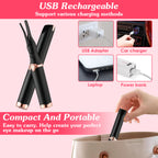 Heated Eyelash Curler – USB Rechargeable Electric Lash Curler | 3 Temperature Settings