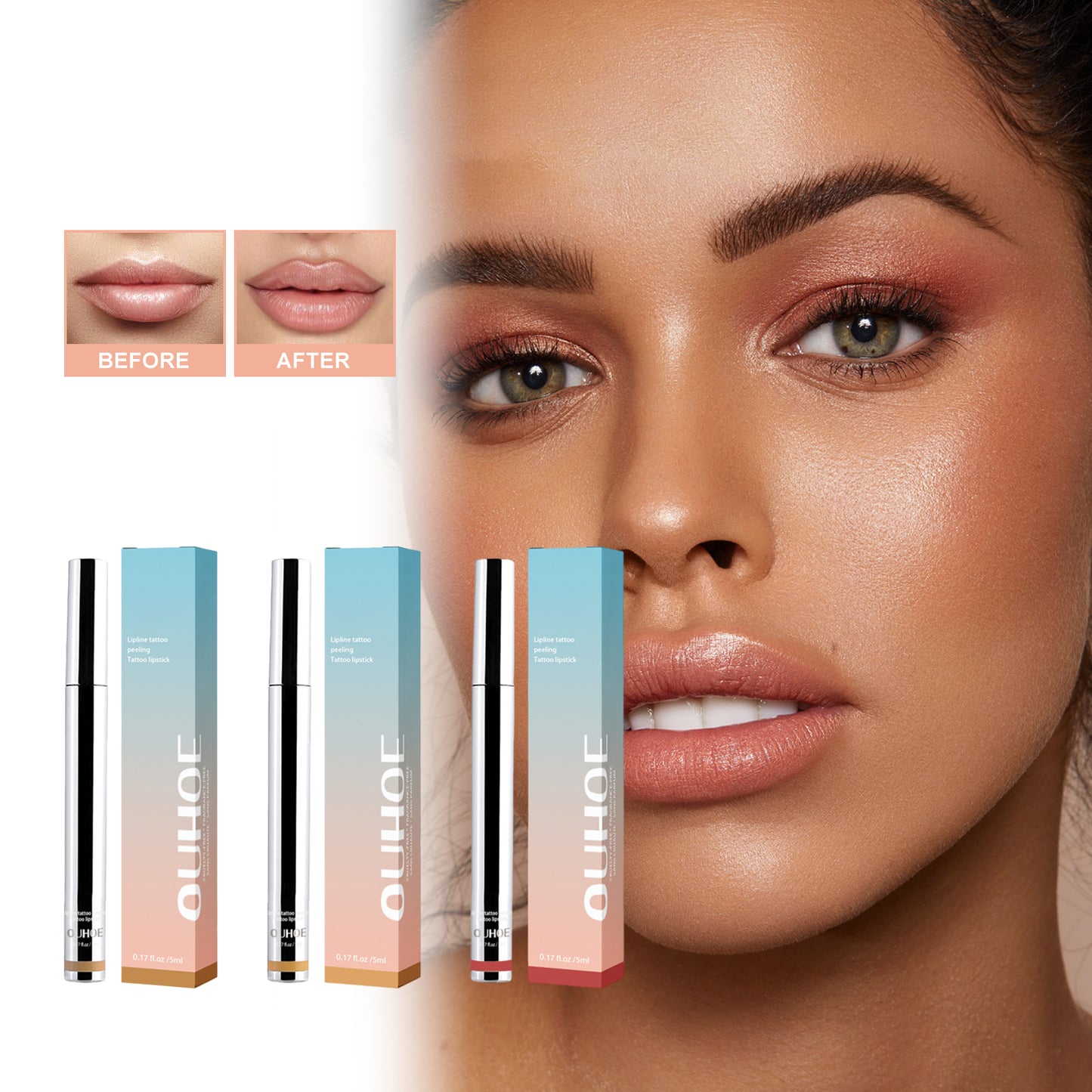 Peel-Off Lip Liner - Long-Lasting Plumping Lip Definer