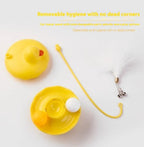 Interactive Duck Cat Toy - Lightweight Teaser Wand for Indoor Play & Exercise