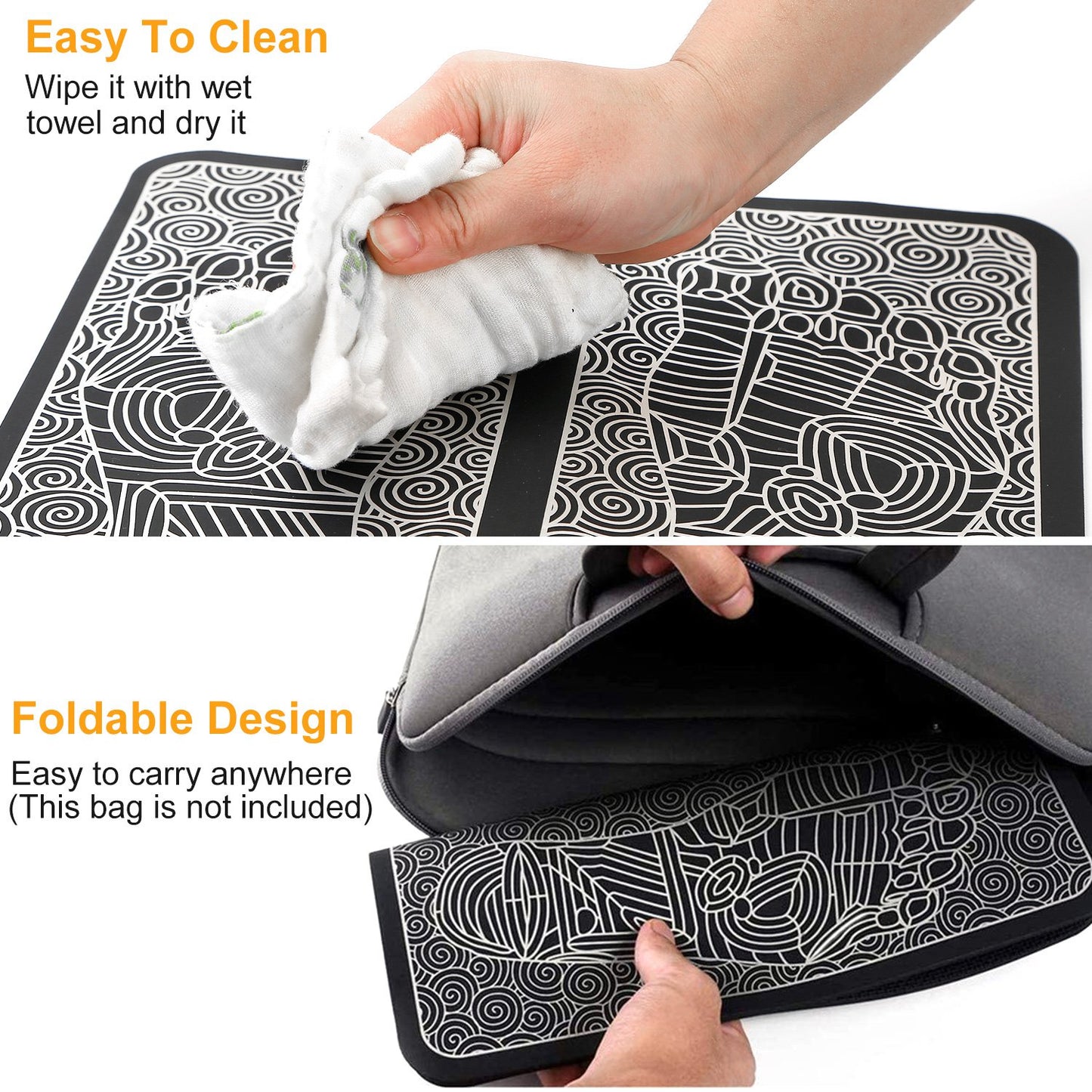 EMS Foot Massager Mat - Electric Pulse Therapy for Pain Relief & Circulation