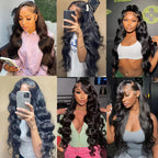 6x4 HD Transparent Lace Front Wig – 100% Vietnamese Virgin Human Hair | Pre-Plucked Natural Hairline | Black Women