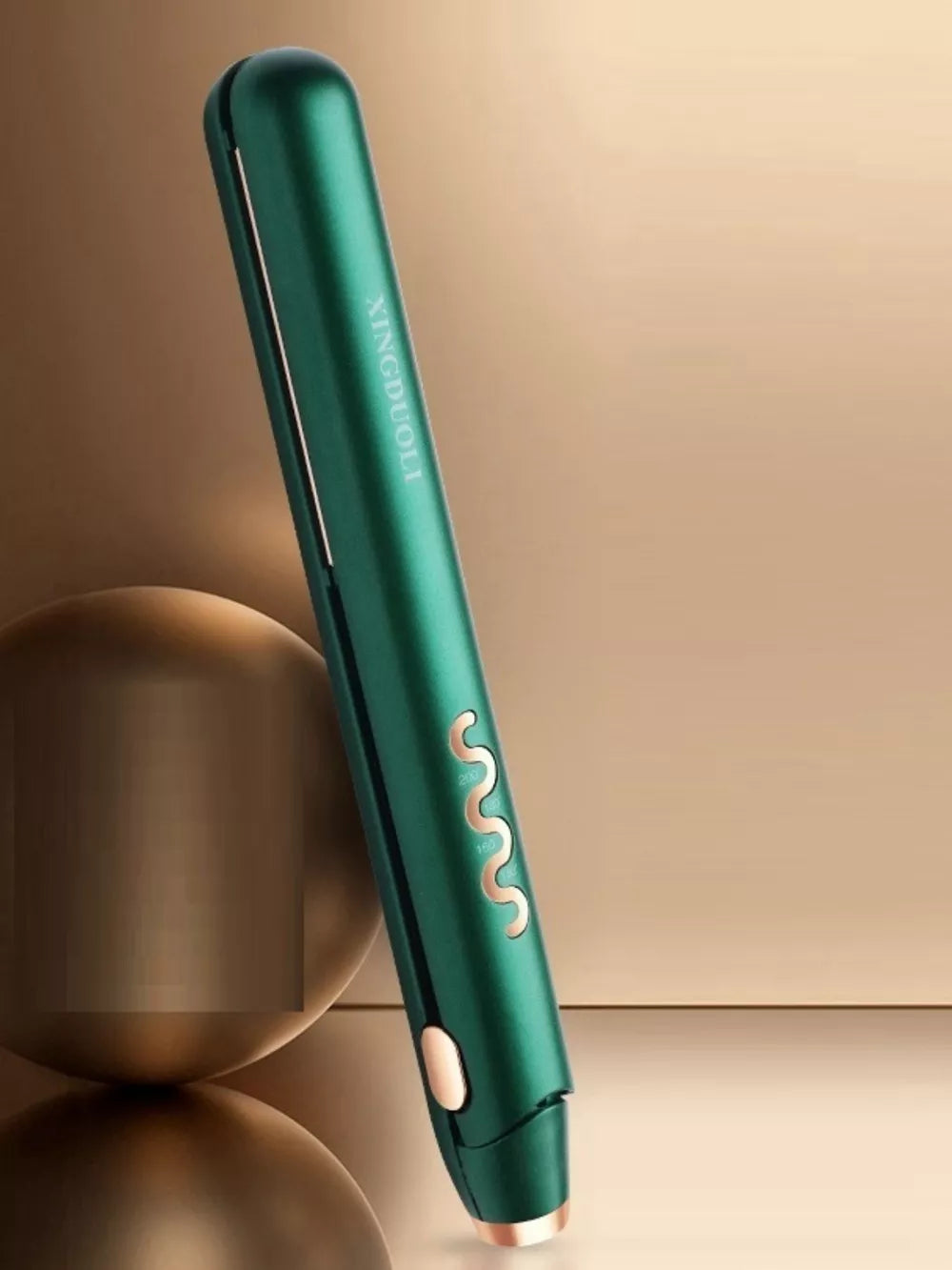 Mini 2-in-1 Hair Straightener & Curler – Lightweight Everyday Styling for Straight or Wavy Hair