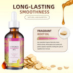 Hair Removal Oil 60Ml - Natural Hair Growth Inhibitor with Jojoba & Almond Oil, Gentle Formula for Smooth Skin, All Body Areas
