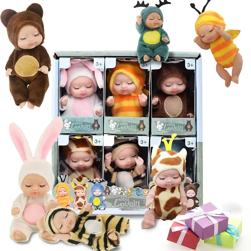 Princess Doll Gift Set - 6 Piece Collection for Girls Birthday, Christmas & Holiday Gifts
