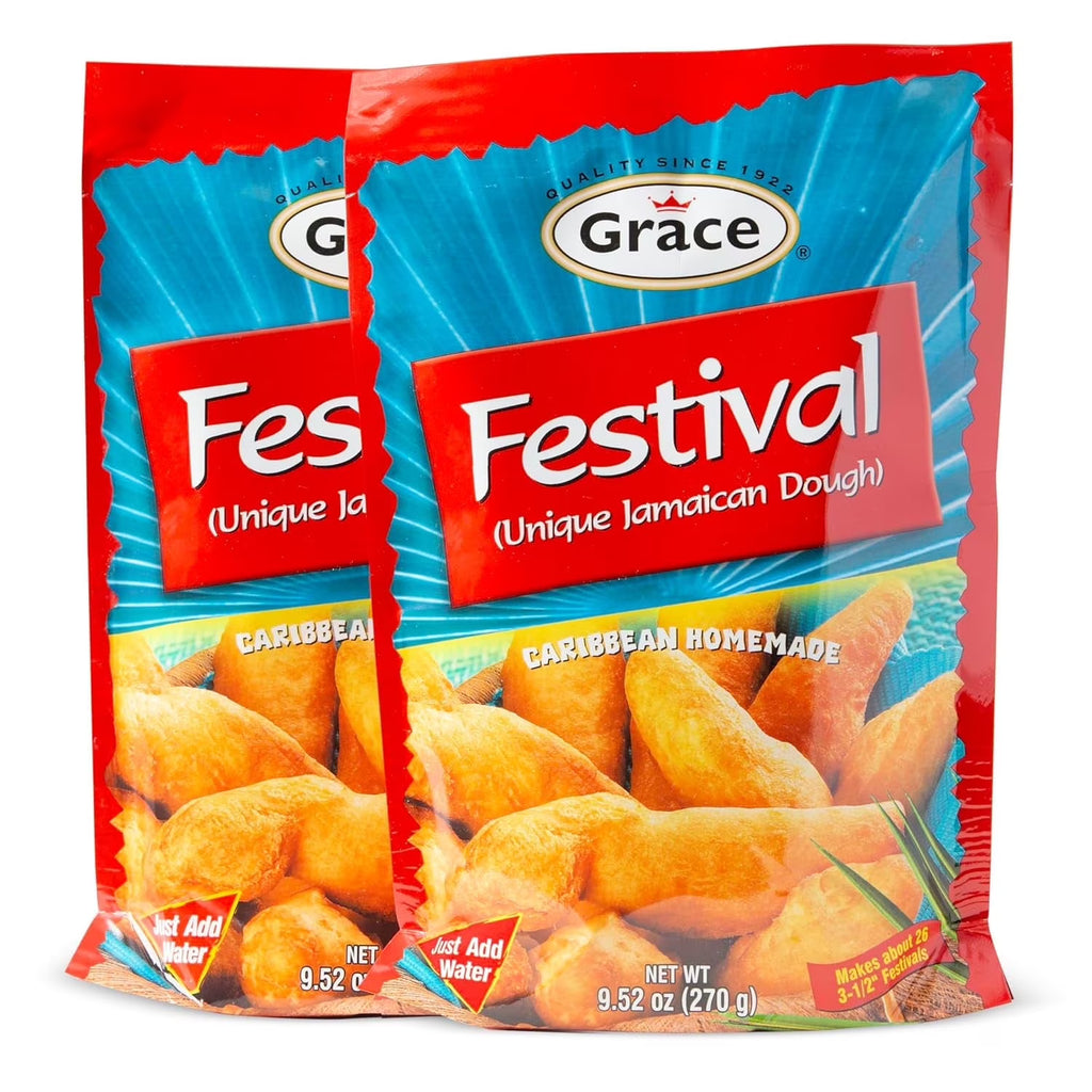 Grace Festival Mix – Authentic Jamaican Sweet Fried Dough 9.5oz