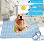 Ice Silk Self-Cooling Pet Mat for Dogs & Cats | No-Power Summer Cooling Pad