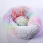 Calming Plush Pet Bed – Anxiety-Relief Nest for Dogs & Cats