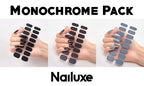 Pure Color Nail Stickers – 16 Solid Shades | Press-On Nail Art Strips