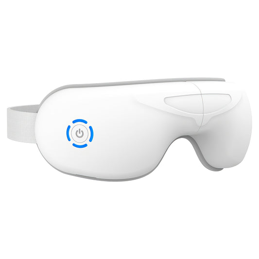 Rechargeable Eye Massager with Heat & Bluetooth Music – Eye Strain, Migraine & Fatigue Relief