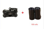 Dog Waste Bag Dispenser with Bags - Compact Leash Attachment for Easy Cleanup