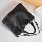 Genuine First Layer Cowhide Leather Tote Bag | Luxury Shoulder Handbag