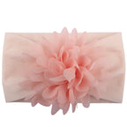 Baby Girl Flower Headband | Soft Chiffon Princess Hair Bow | 13 Colors