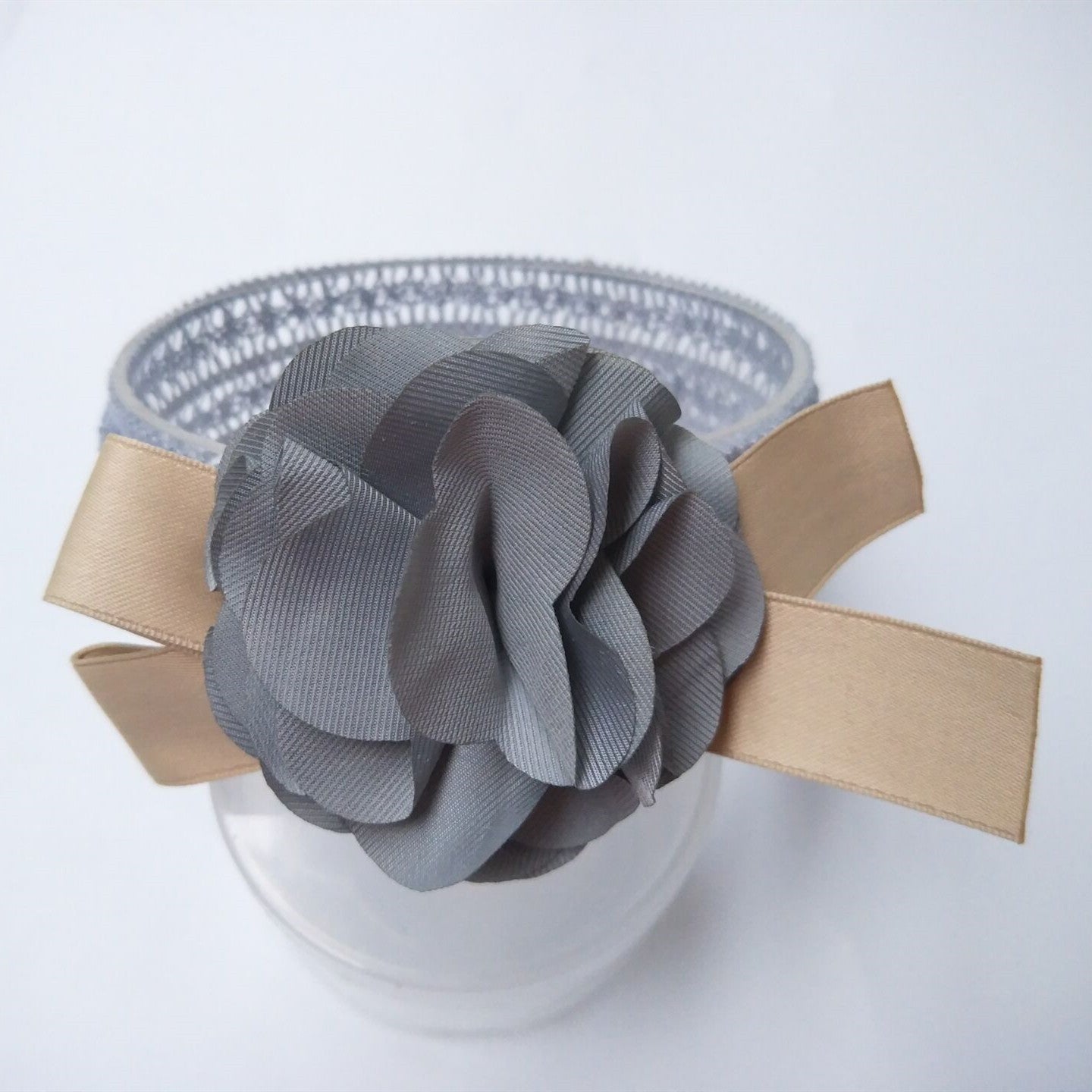 Baby Flower Headband – Soft Lace Floral Bow for Newborn & Toddler Girls
