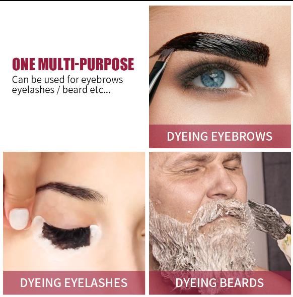 Professional Eyebrow & Eyelash Tint Kit – Long-Lasting Brow & Lash Dye
