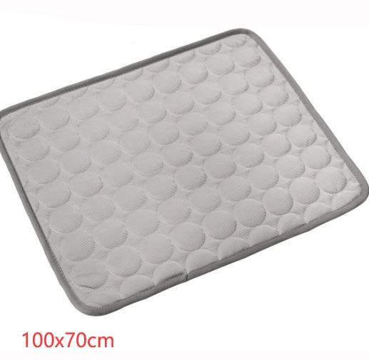Ice Silk Self-Cooling Pet Mat for Dogs & Cats | No-Power Summer Cooling Pad