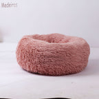 Calming Plush Pet Bed – Anxiety-Relief Nest for Dogs & Cats