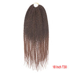 Senegalese Twist Crochet Braiding Hair – Synthetic Box Braids 14" 18" 22"