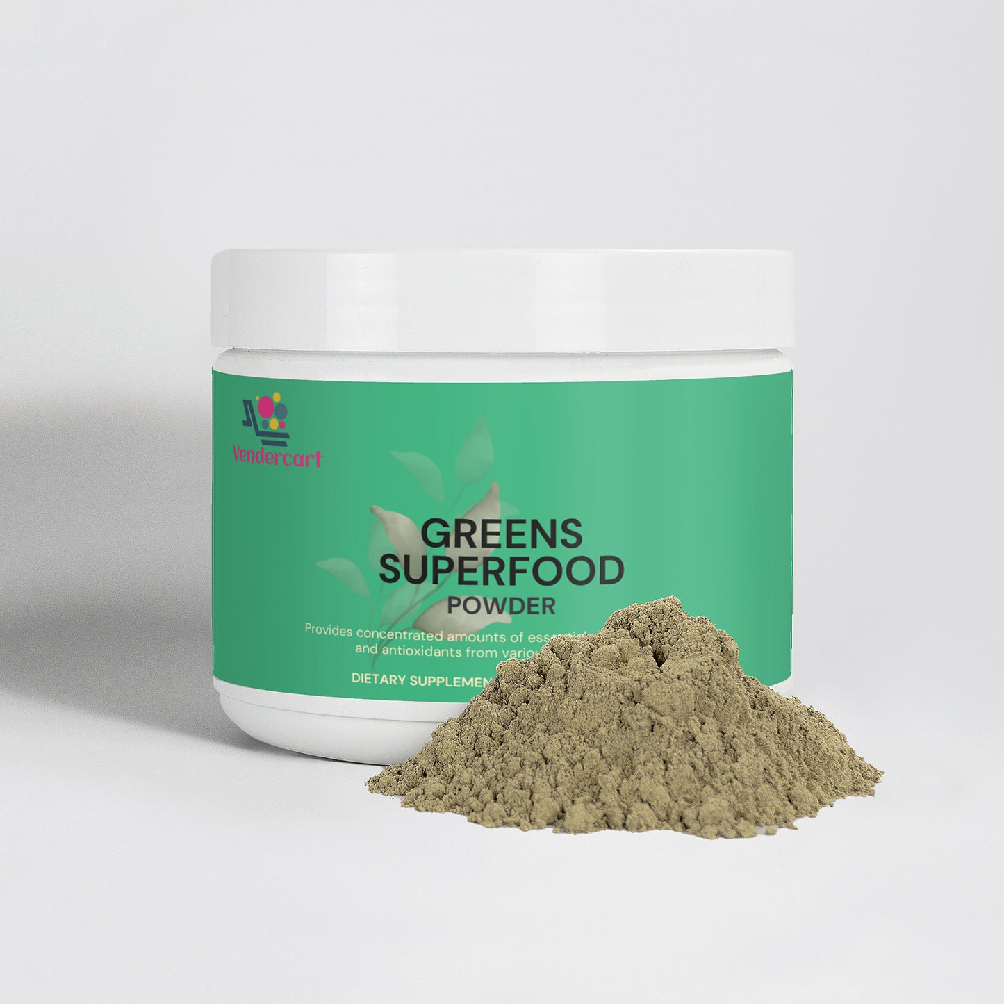 Organic Green Superfood Powder – Daily Energy & Digestive Support Supplement