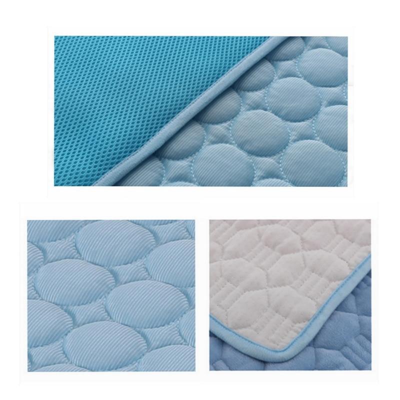 Ice Silk Self-Cooling Pet Mat for Dogs & Cats | No-Power Summer Cooling Pad