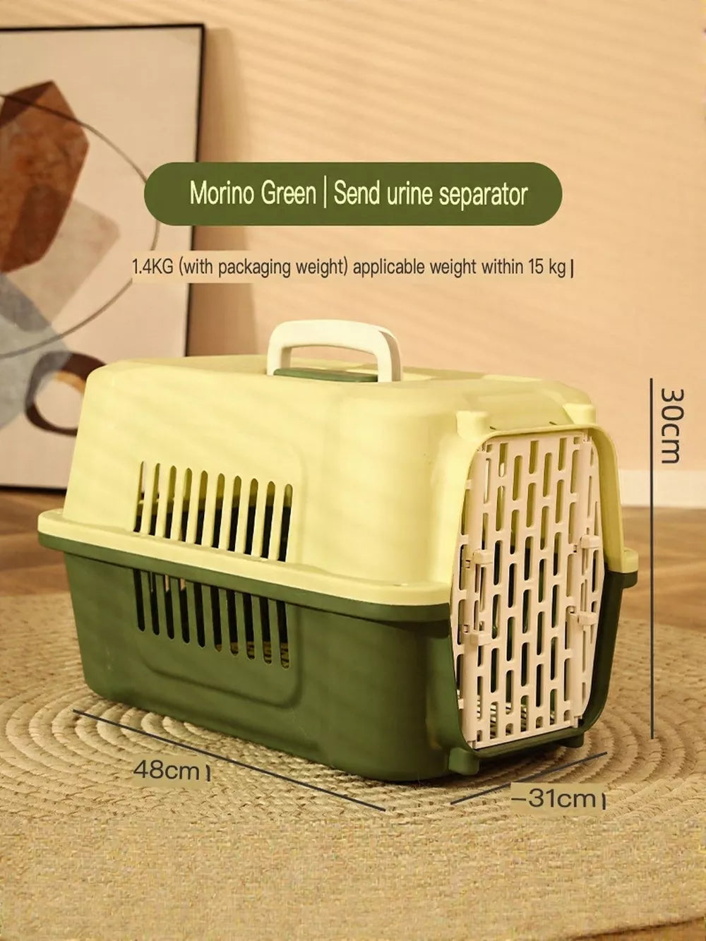 Portable Pet Carrier – Lightweight Medium Travel Bag for Cats & Small Dogs