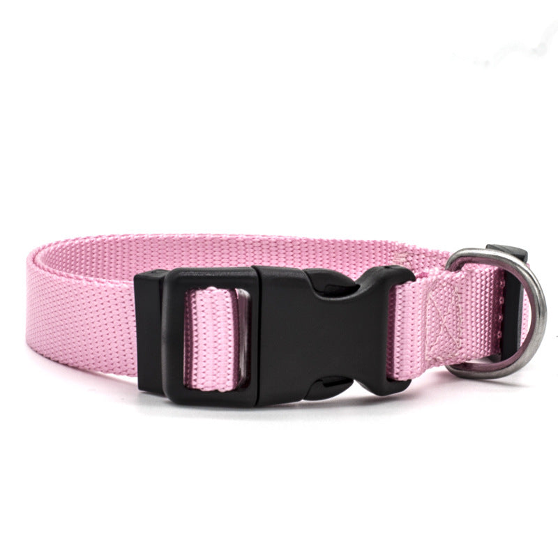 Adjustable Dog Collar – Durable Nylon | XS to XL | 6 Colors